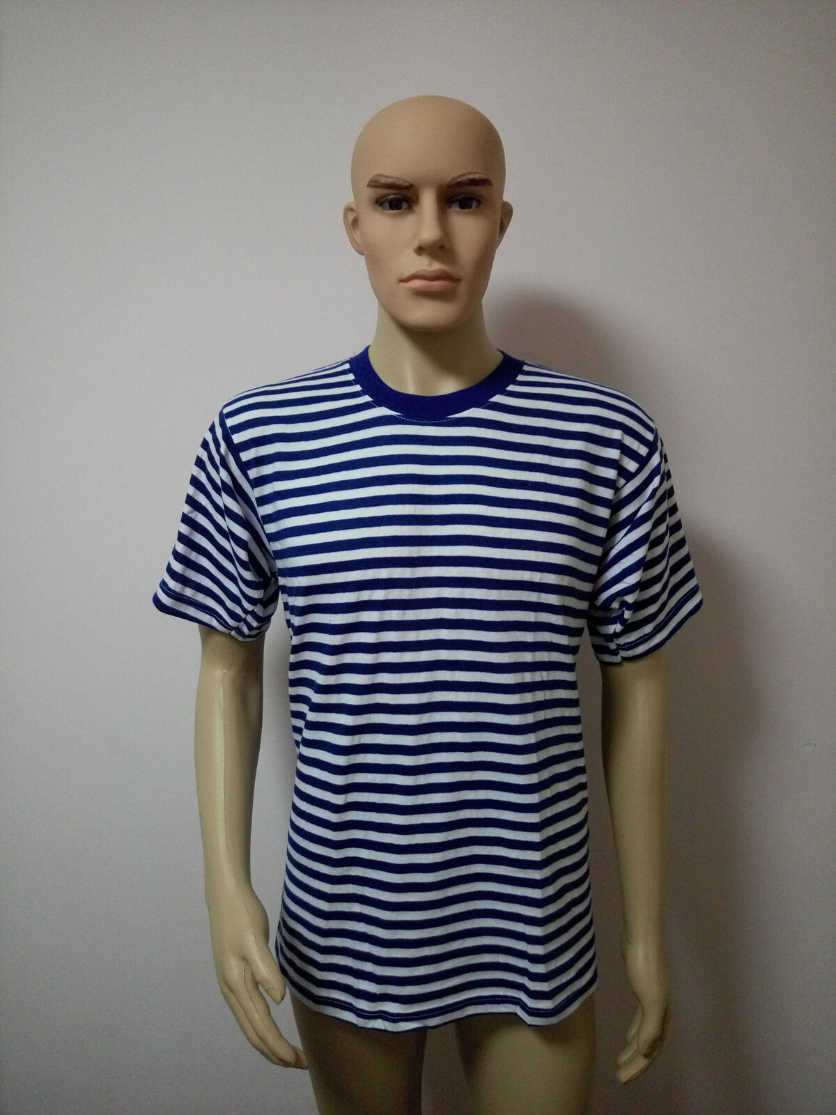 Marine Navy Striped  Telnyashka Sailor T-shirt Short Sleeve T-shirt