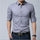 Mens Luxury Stylish Casual Dress Slim Fit T-Shirts Casual Long Sleeve Shirt