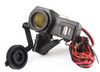 Motorcycle Cigarette Lighter Dual USB GPS Power Socket Charger Universal