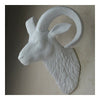 Sheep Head Wall Hanging Decoration Plastic white