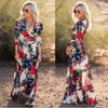 Romantique Floraison Charme Floral Boutique Maxi Longueur Robe Soirée
