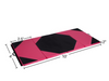 4'x10'x2" Gymnastics Mat Folding Panel Thick Gym Fitness Exercise Pink/Black New