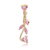 Body Puncture Ornament Leaf Navel Ring