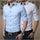 Mens Luxury Stylish Casual Dress Slim Fit T-Shirts Casual Long Sleeve Shirt
