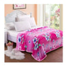 Two-Side Decke Bett Überwurf Koralle Fleece Super Weich Warm Wertvoll 200cm 42