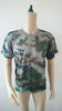 Mens Camouflage Camo Military Army Outdoors Hunting Fishing T Shirt Cotton Green