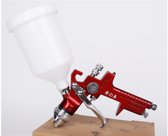 1.4mm Nozzle HVLP Gravity Feed Professional Car Paint Spray Gun 600ml Cup