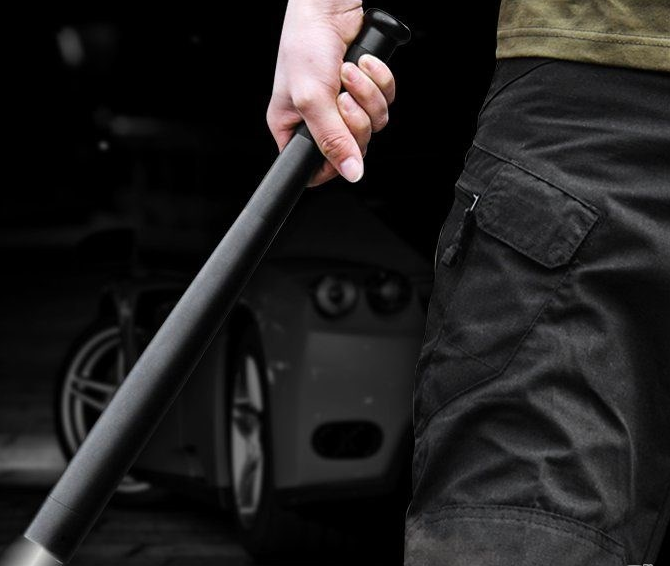 Waterproof Baseball Bat Security Torch 10W 41cm Emergency Security