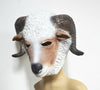 Chèvre Masque de tête Caoutchouc Latex Animal Déguisement Protection Complète