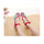 New Beautiful Woman Spring Embroidered Shoes High Heeled Shoes Old Beijing   whi