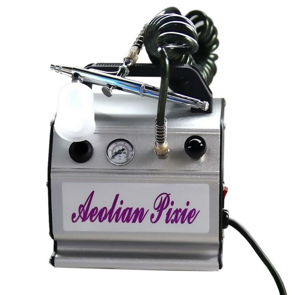 Psipro 1/5hp Airbrush Kit With Compressor Quiet Powerful for Airbrush  Paint, Nails, Tattoo, Cake Painting,Airbrush Kit