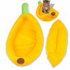 Stylish Cute Pet Dog Cat Mat Banana Shape Bed House Kennel Doggy Warm Cushion