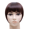 Blunt Bang with Temples Long Hair Card Type Wig
