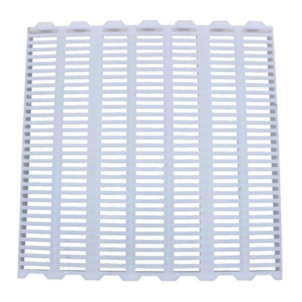 White Piglet Pig Plastic Floor Board Dung Mesh 70x70