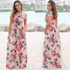 Romantic White Floral Boutique Maxi Long Party Dress