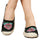 Old Beijing Cloth Embroidered Shoes Flax Sandals Slippers  black