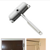 Aluminum Alloy Safety Spring Door Closer Light Duty Adjustable Closing Tension