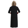 Muslim Short Dress Long Sleeve Knit Fake 2pcs Suit