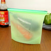 Colorful food-grade silicone kitchen outdoor travel portable food storage bags