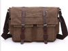 Mens Retro Vintage Multi-pockets Shoulder Bag  Messenger Canvas W Shoulder Strap