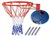 Canasta de Baloncesto Red Anillo Soporte Pared Exterior Colgar Cesta 45.7cm 45cm