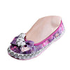 Women's Chic Mesh Breathable Cloth Shoes Soft Sole  loafer kaleidoscope flowers