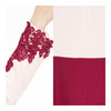 Musulmane Hétéroclite Manchette Lacets Robe Longue