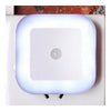 LED Body Induction Sensor Controlled Night Light ABS    White