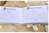 Hochzeit Teilnahme Buch Weiß Rhombus Plaid Taste Album mit Schild Stift