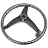 Stainless Steel Steering Wheel Yacht Marine 15.5" hand wheel embossing