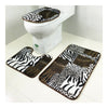 Carpet 3pcs Set Toilet Seat Anti-skidding Ground Mat