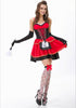 Women Sexy Little Red Riding Hood Adult Costume Fancy Dress Up Halloween Cosplay