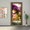 New 3D DIY PVC Waterproof  Door Wall Sticker Small Twon qd005