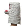 Un Par Trabajo Protección Lona Algodón Puro Guantes Resistente Al Calor 25cm