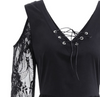 Medieval Renaissance Gothic Lace  Asymmetrical High Low Cosplay Retro Gown Dress