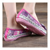 Women's Chic Mesh Breathable Cloth Shoes Soft Sole  loafer kaleidoscope flowers