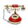 Antique Style dial button Phone French Style Old Fashioned Handset Telephone