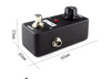 Mini Space Pedal Tragbare Gitarren Effekt Pedal Schwarz Hot