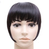 Blunt Bang with Temples Long Hair Card Type Wig