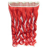 Colorful Straight Hair Wig 5 Clips Hairpiece