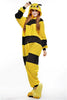 Unisex Adult Pajamas Cosplay Costume Animal one piece sleepwear Suit Bumblebee