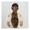 Wig Horsetail Wave Curled Claw Clip