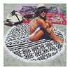 Bohemia Rond Gland Tricoté Serviette de Plage Lanterne Serviette 2