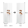 New 3D DIY PVC Waterproof  Door Wall Sticker Peering View qd014