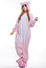 Adulte Unisexe Pyjama Costume Cosplay Animal une Pièce Combinaison Rose Cochon
