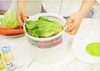 Kitchen Salad Fruit Vegetable Lettuce Spinner Strainer Big Colander Dryer Sifter