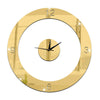 Home Decoration Wall Clock 3D Mirror Circle Sticking