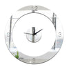 Home Decoration Wall Clock 3D Mirror Circle Sticking