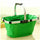 Colourful Market Portable Picnic Basket  Reusable Shopping Picnic Basket