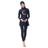 Muslim Swimwear Swimsuit Bathing Suit hw10g   navy Burqini